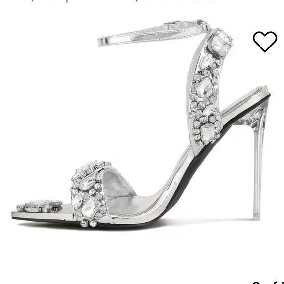 Jewelled heels NWT in box - Picture 10 of 14